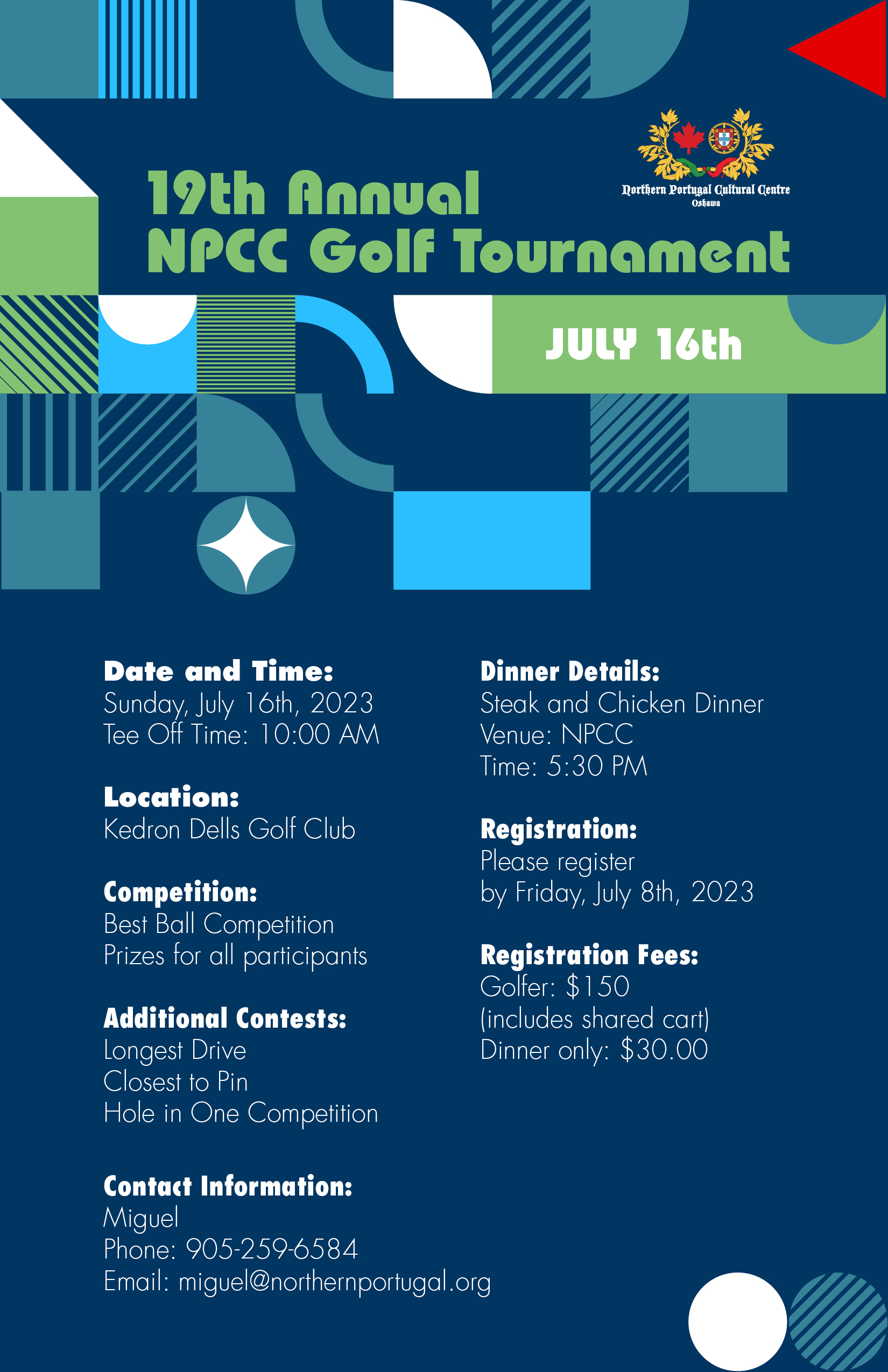2023 NPCC Golf Poster